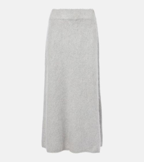 Asta cashmere midi skirt