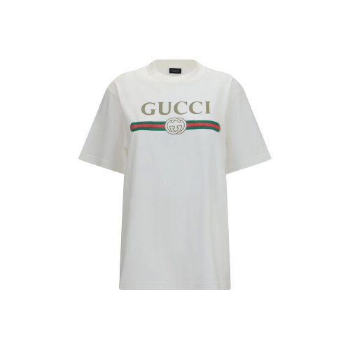 Logo-Embroidered Cotton-Silk T-Shirt — White