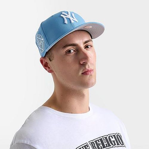New York Yankees MLB Yankee Stadium Patch 59FIFTY Fitted Hat in Uni Blue/White