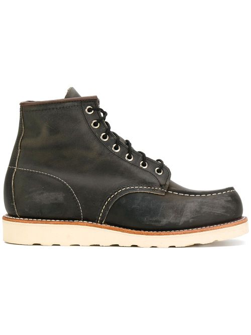 Lace-up loafer boots - Brown