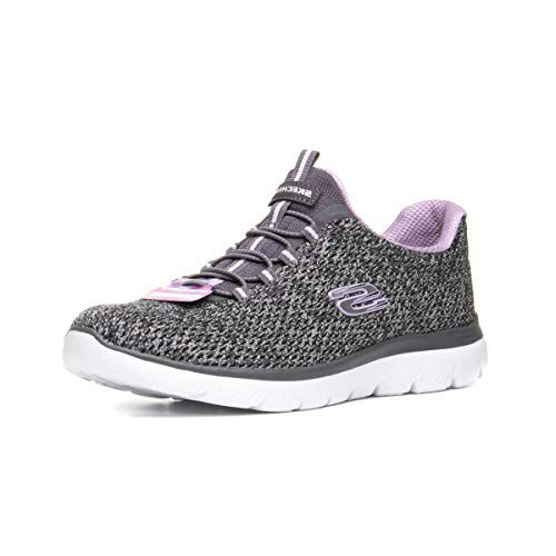 Skechers womens Sneaker,Black,9 M US