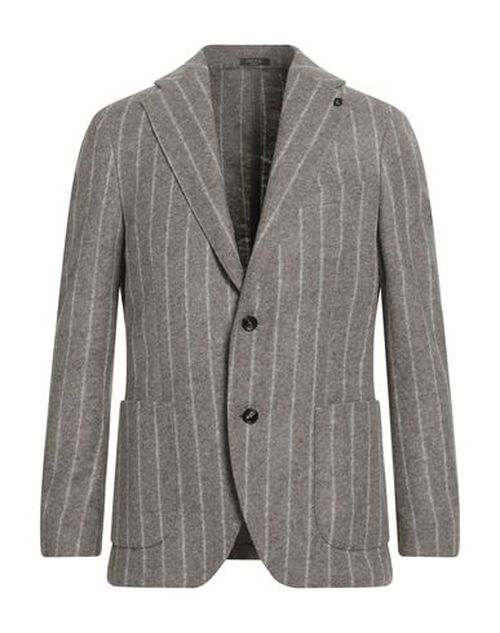 Man Blazer Grey Size 42 Acrylic, Shetland wool, Polyester