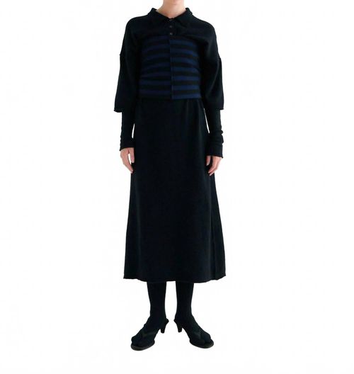 Yoyogi Polo Dress In Black