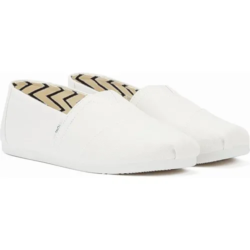 Men's TOMS Alpargata Men's White Espadrilles - Size: 10