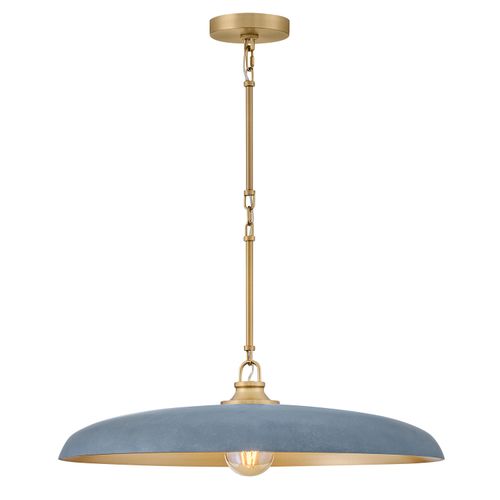 Lacquered Brass LED Chandelier from the Sadie Collection