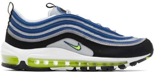 Blue & Yellow Air Max 97 Sneakers