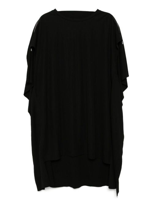 Limi Feu smooth square zip dress - Black