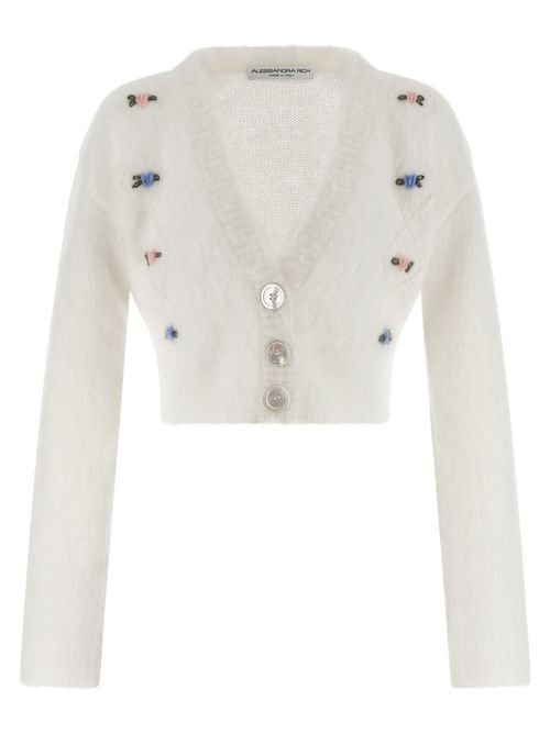 Carded Mohair Cardigan