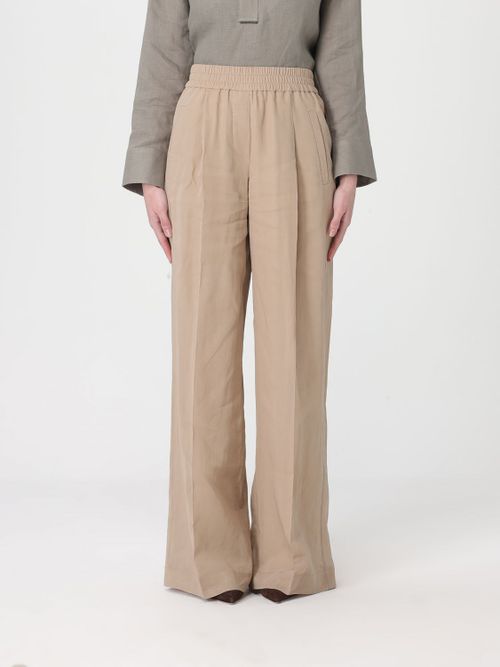 Pants Woman color Beige