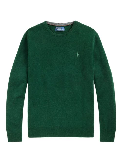 Green Logo Sweater