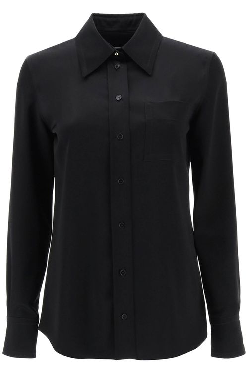 -Camicia In Raso Con Taschino-Donna