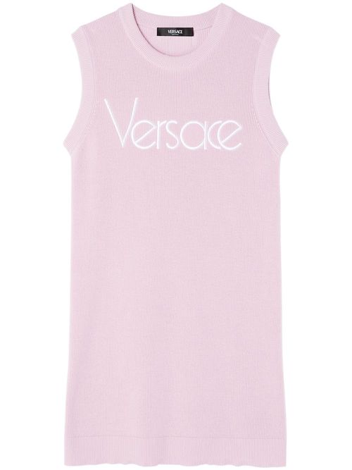 Versace 1978 Re-Edition Strickkleid - Rosa