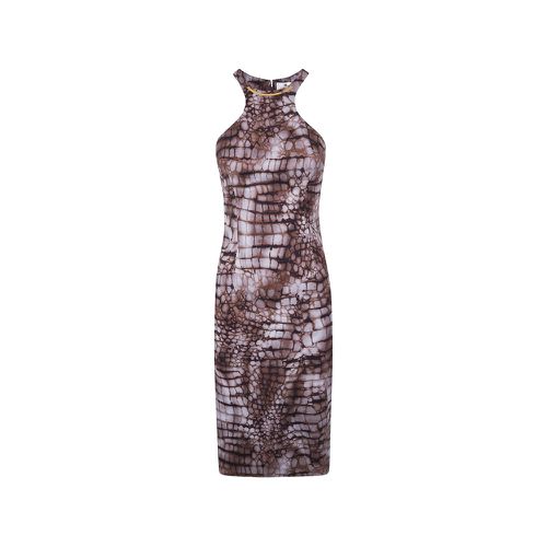 Animal-print Midi Dress