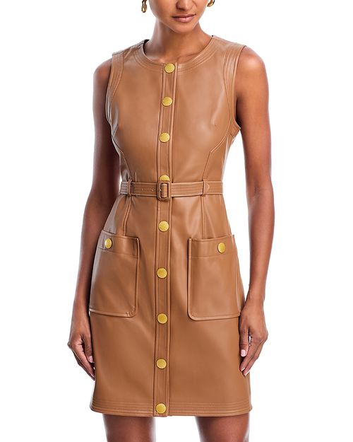 L'AGENCE | Ronin Faux Leather Mini Dress | Realry L'AGENCE | Ronin Faux Leather Mini Dress | Realry