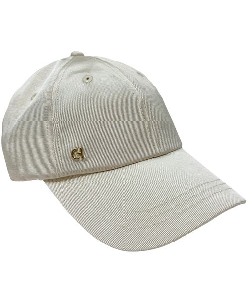 Grosgrain Baseball Cap - Ivory