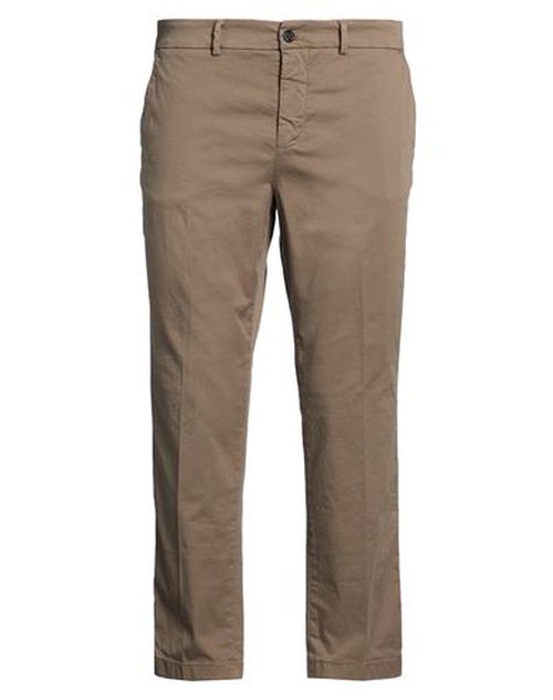Man Pants Taupe Size 34 Cotton, Elastane