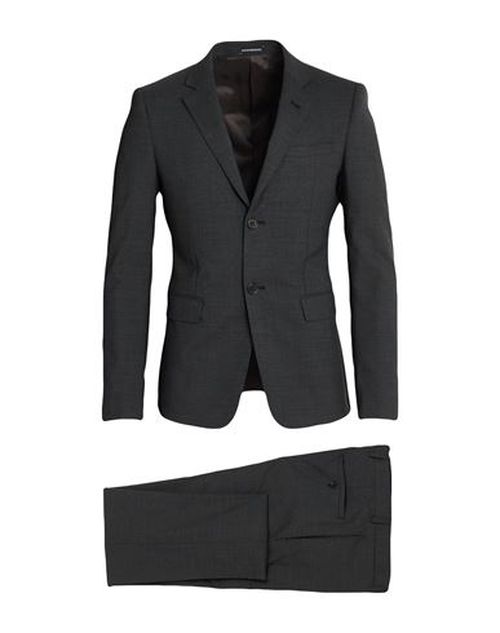 David Line Man Suit Charcoal Size 36 Virgin Wool, Elastane