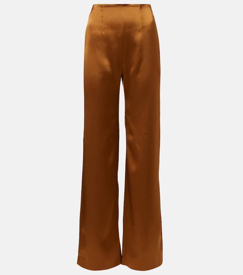 Sister Moon satin wide-leg pants