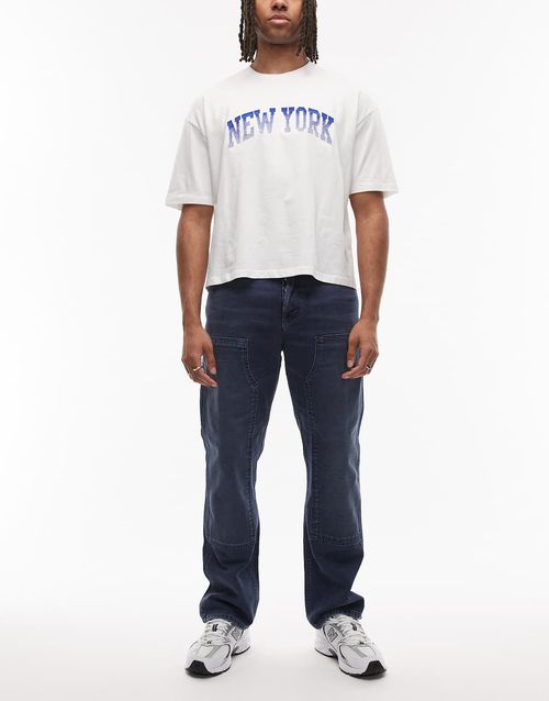 Otis regular carpenter jeans in dark blue-Navy
