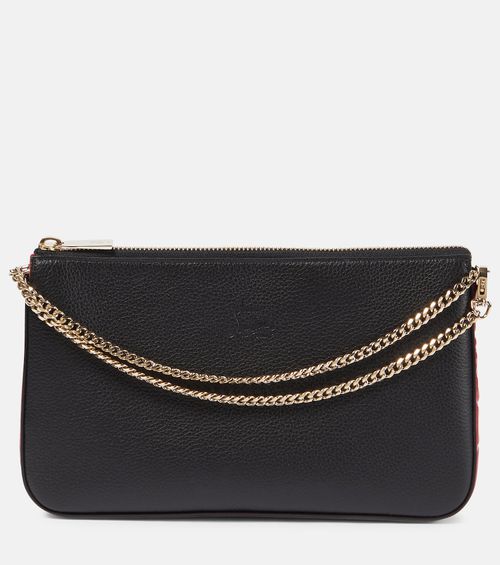Christian Louboutin Loubila leather clutch