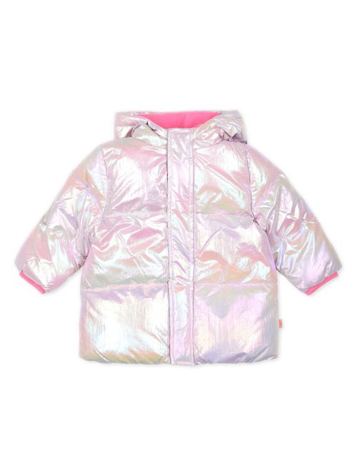Metallic puffer jacket - Pink