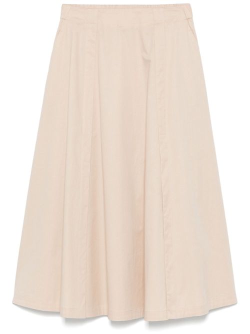 A-line midi skirt - Neutrals