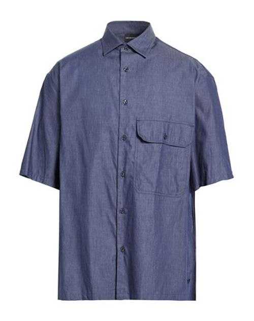 Man Shirt Blue Size M Cotton