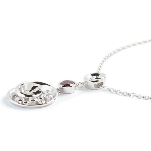 Orphelia WoMens 925 Sterling Silver Chain with Pendant - ZH-4493 - One Size