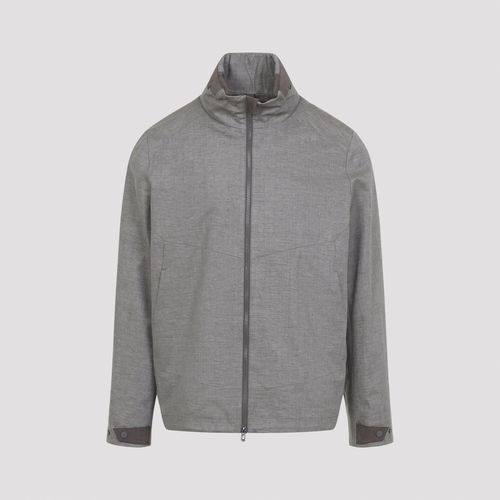 Full Zip Linen Jacket for Men