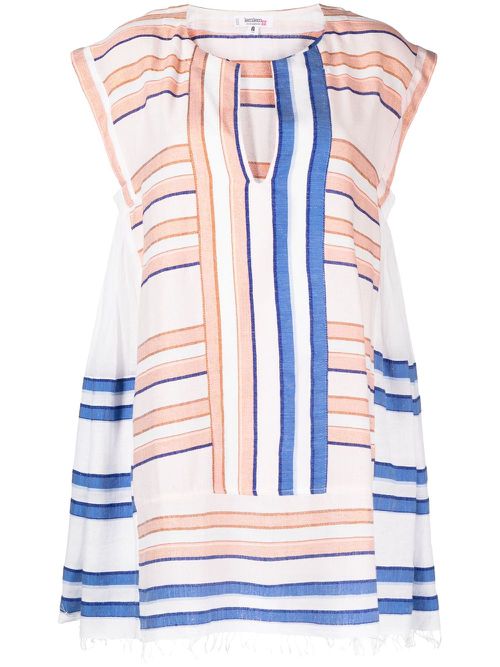 Eskedar stripe-pattern caftan dress - Multicolour