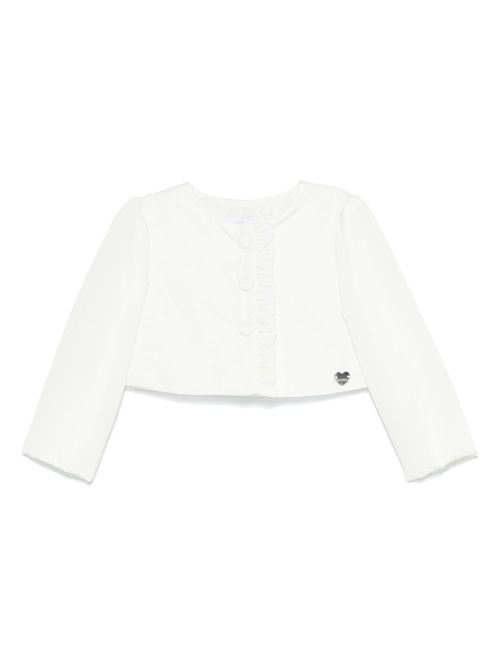 Logo-plaque jacket - White
