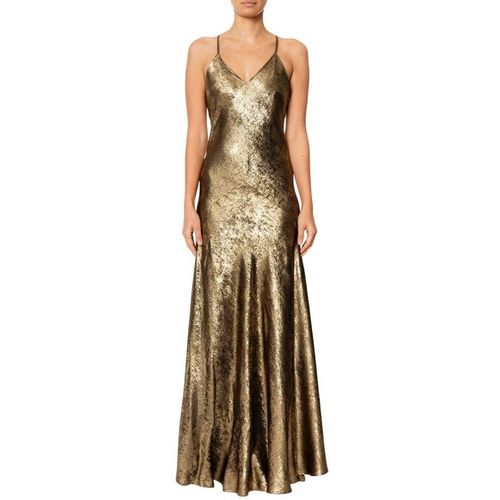 Casual woman clothes rue•8isquit - slipdress metal - gold