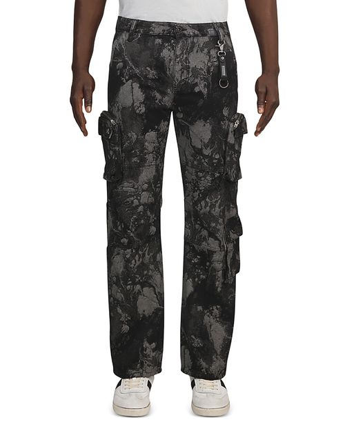 Squaw Valley Regular Fit Cargo Jeans in Black