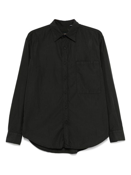 Chest-pocket shirt - Black