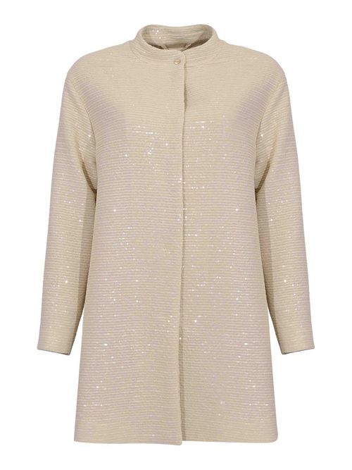 Coat With Ivory Sequins