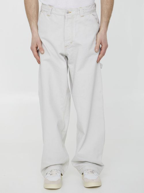 Cotton Denim Trousers