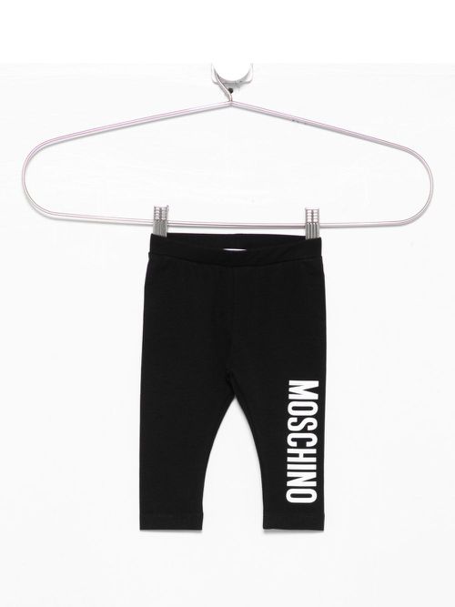 Logo-print leggings - Black