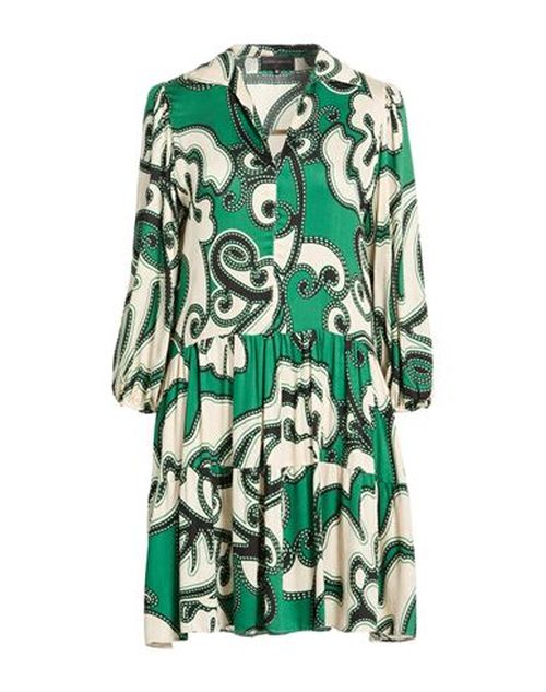 Woman Mini dress Green Size 10 Viscose