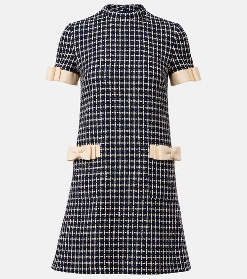 Mossi wool-blend bouclé minidress