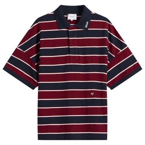 Fontaine Striped Short-Sleeve Polo Shirt for Men
