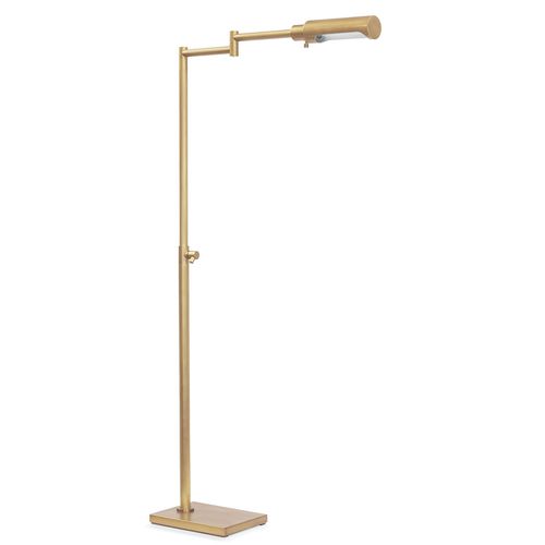 Natural Brass Floor Lamp from the Noble Collection