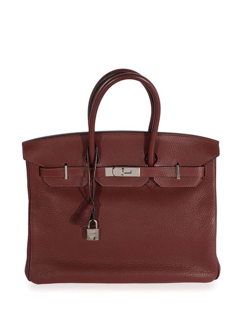 2009 pre-owned Birkin 35 handbag - Red