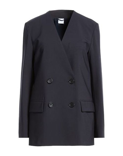 Woman Blazer Navy Size 8 Polyester, Virgin Wool, Elastane