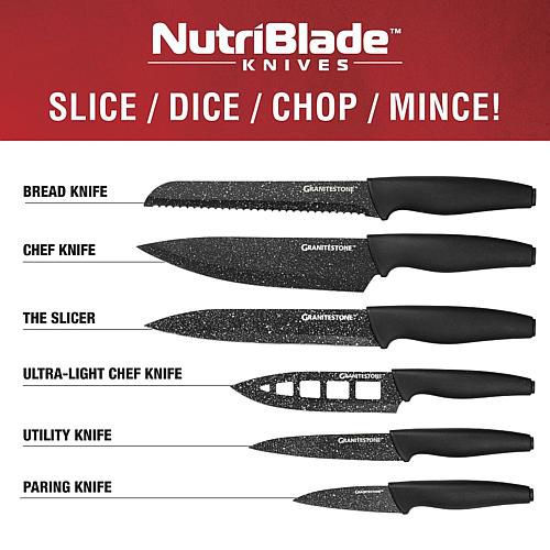 Nutriblade Professional Chef Kitchen Knife Set
