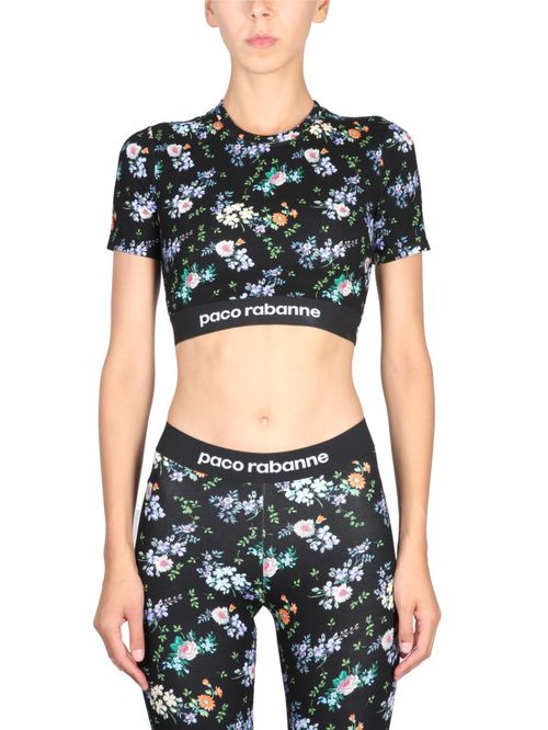 Multicolor Floral Crew Neck Top