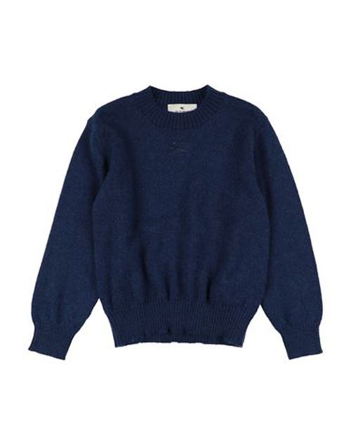 Kid Boy Turtleneck Navy Size 12 Wool, Cashmere