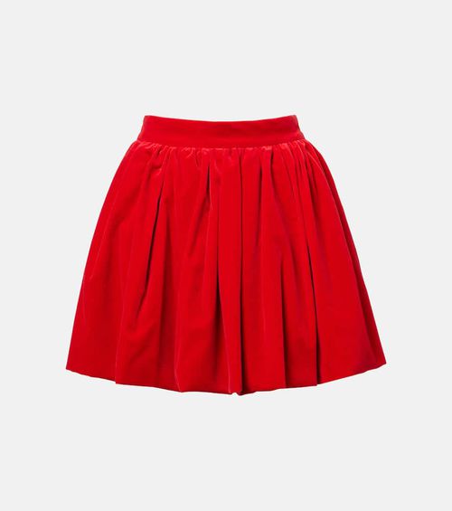 Cotton balloon miniskirt