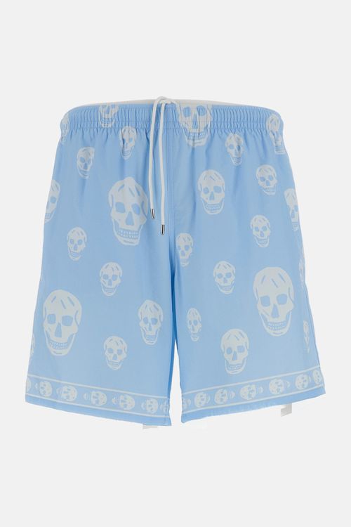 Light Blue Skull Short