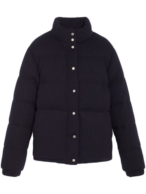 Cashmere puffer jacket - Black