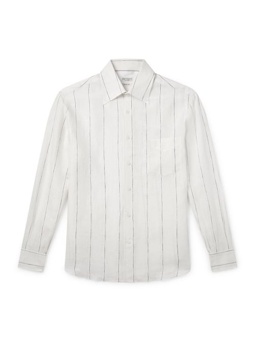 Pinstriped Linen Shirt
